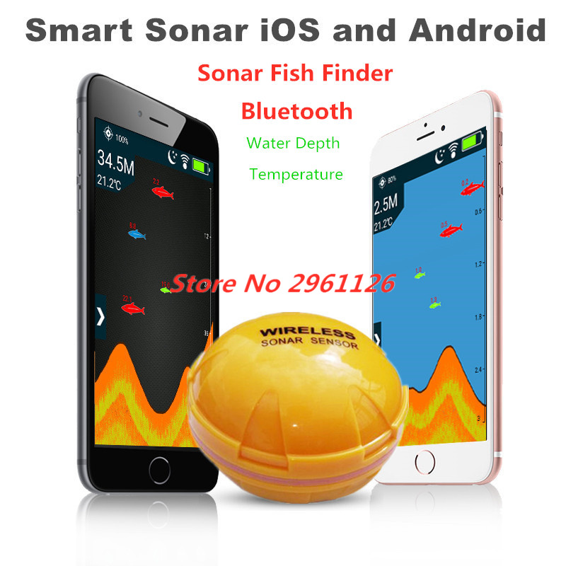 Fishing Depth Finder - Wireless Fish Finder Portable Echo-sounder Phone