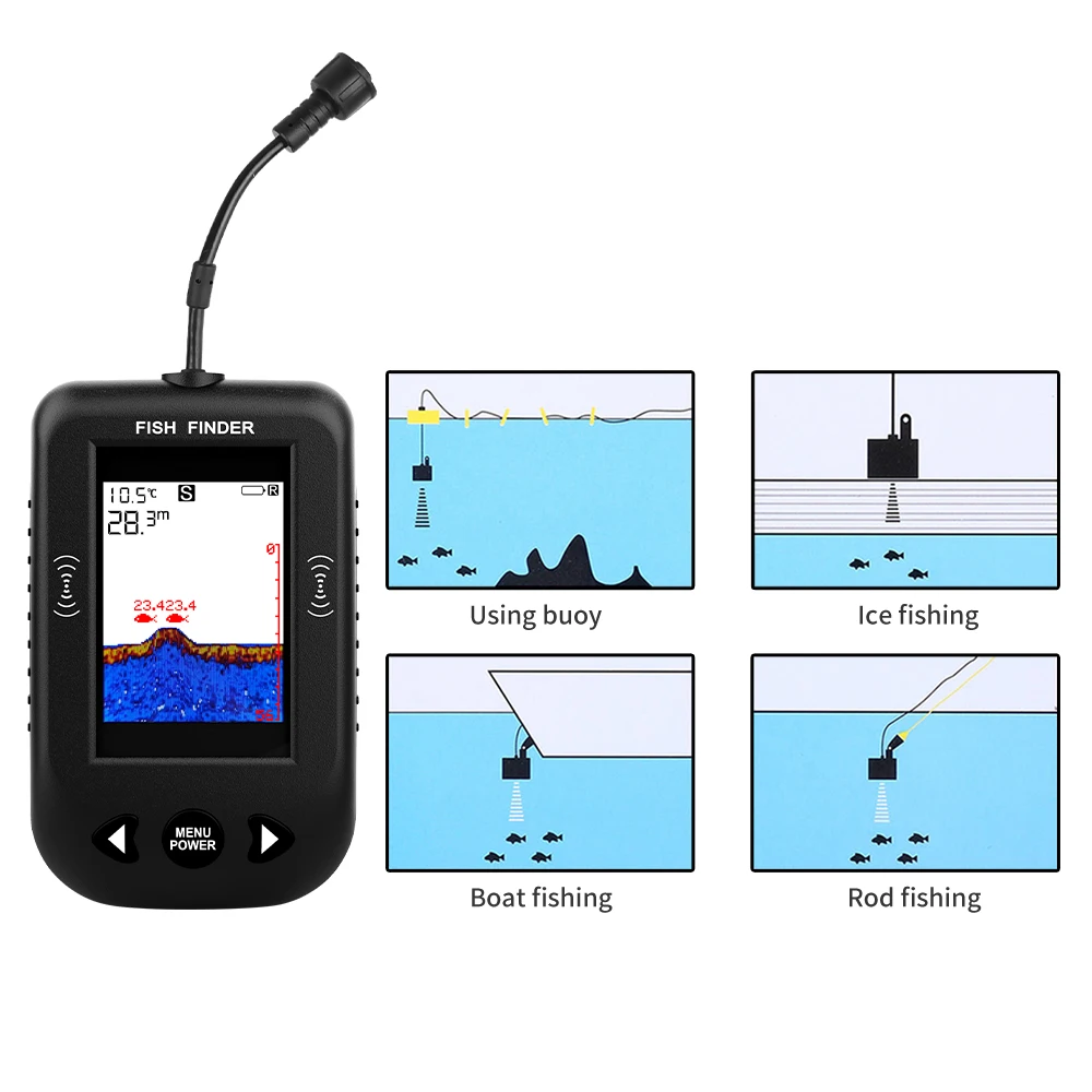 Alarm 100M Portable Sonar Fish - Fish Finder Portable 评论和价格