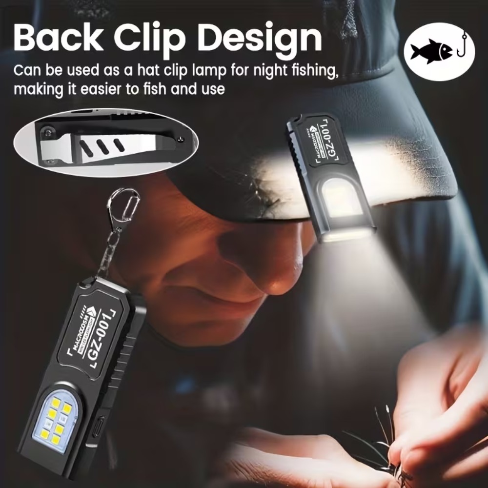 Mini COB LED Keychain Flashlig - Fishing Light 评论和价格