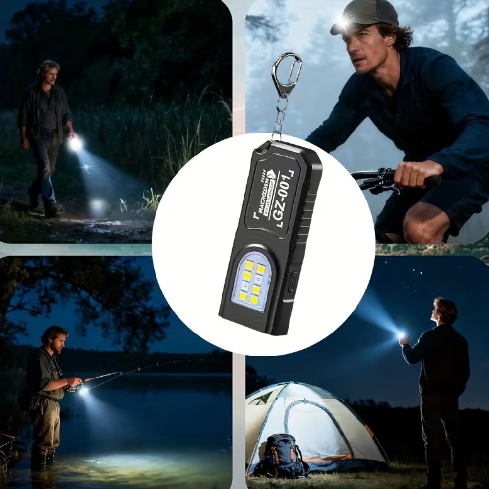 Mini COB LED Keychain Flashlig - Fishing Light 评论和价格